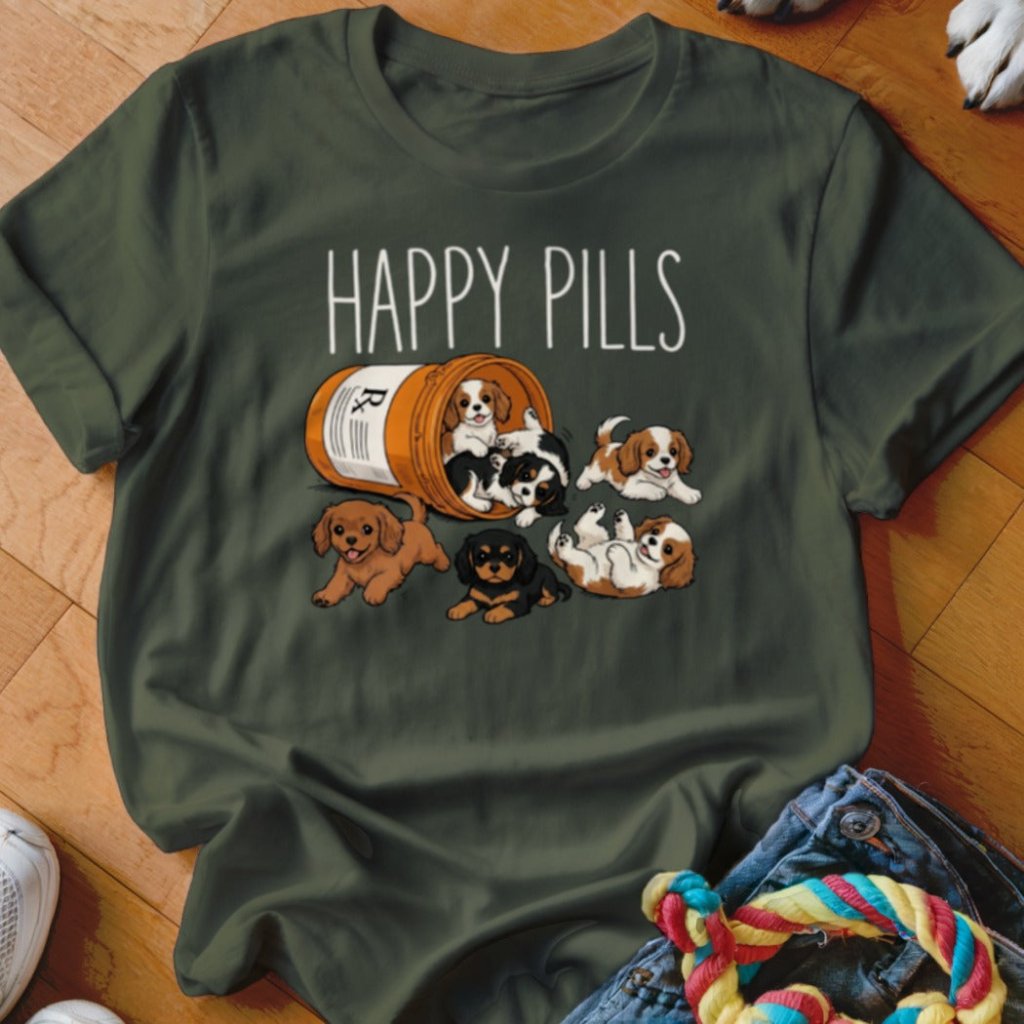 Happy Pills King Charles Shirt - The Pawsitive Initiative