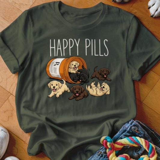 Happy Pills Labrador Shirt - The Pawsitive Initiative