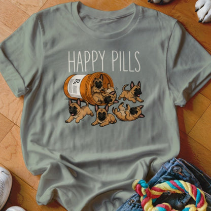 Happy Pills Malinois Shirt - The Pawsitive Initiative