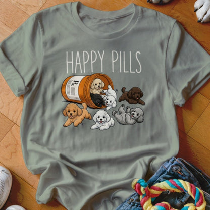 Happy Pills Poodle Shirt - The Pawsitive Initiative