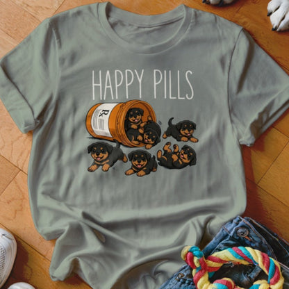 Happy Pills Rottweiler Shirt - The Pawsitive Initiative