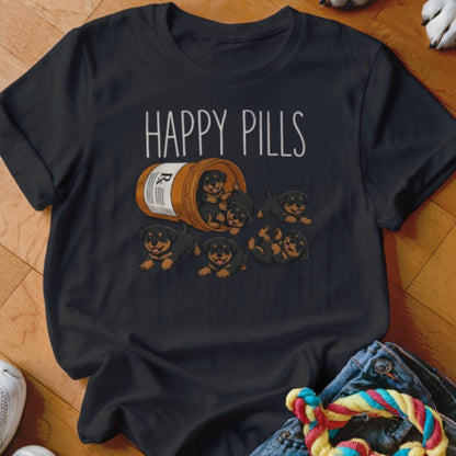Happy Pills Rottweiler Shirt - The Pawsitive Initiative