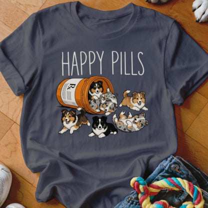 Happy Pills Sheltie Shirt - The Pawsitive Initiative