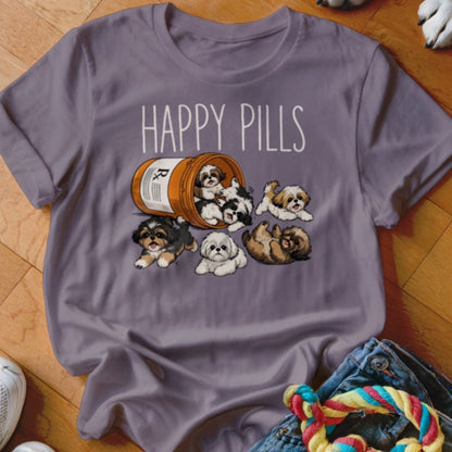 Happy Pills Shih Tzu Shirt - The Pawsitive Initiative