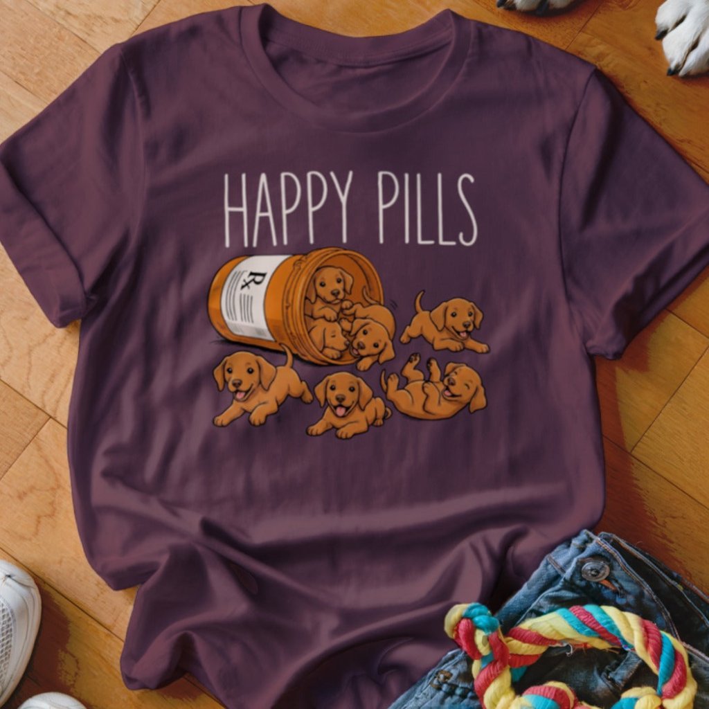 Happy Pills Vizsla Shirt - The Pawsitive Initiative