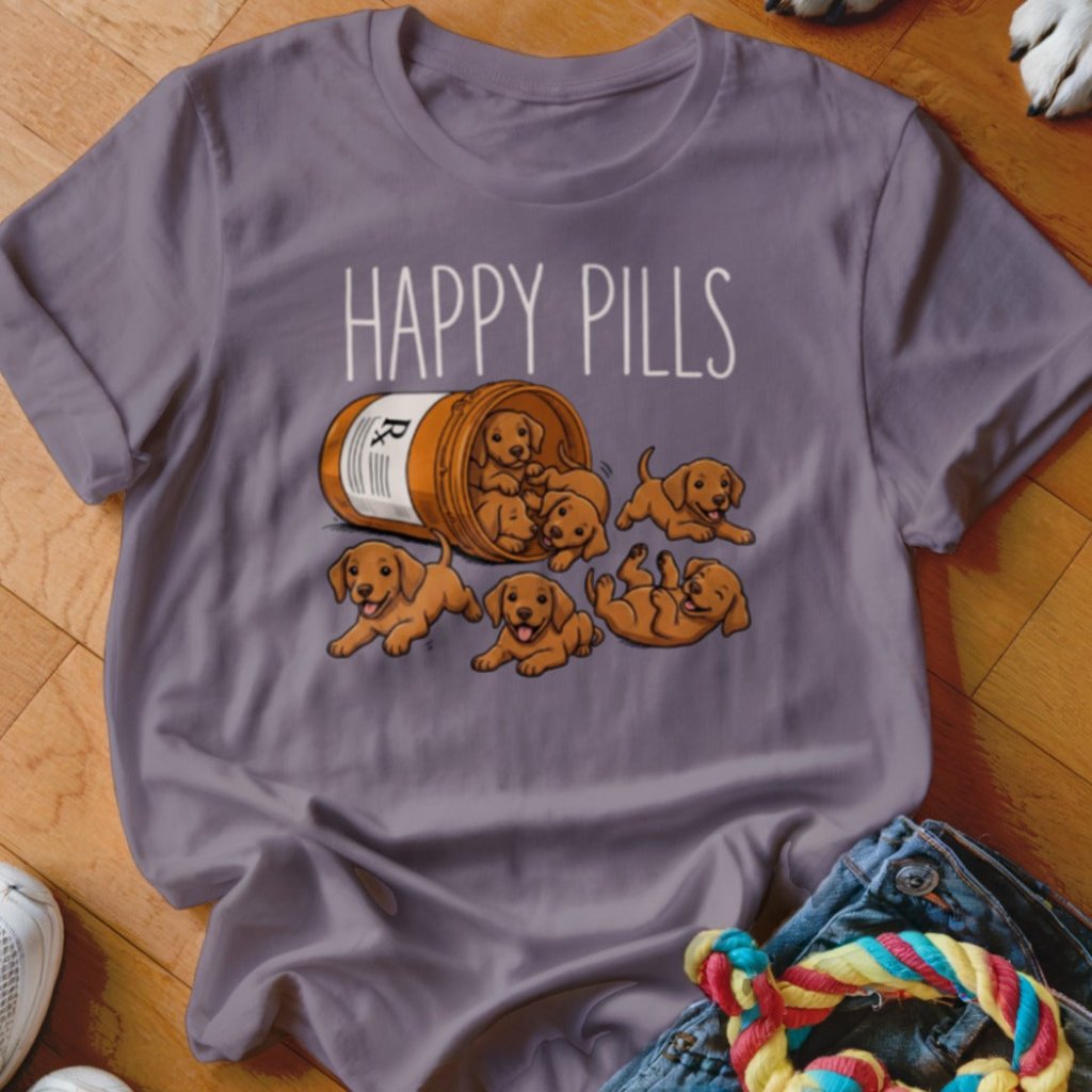 Happy Pills Vizsla Shirt - The Pawsitive Initiative