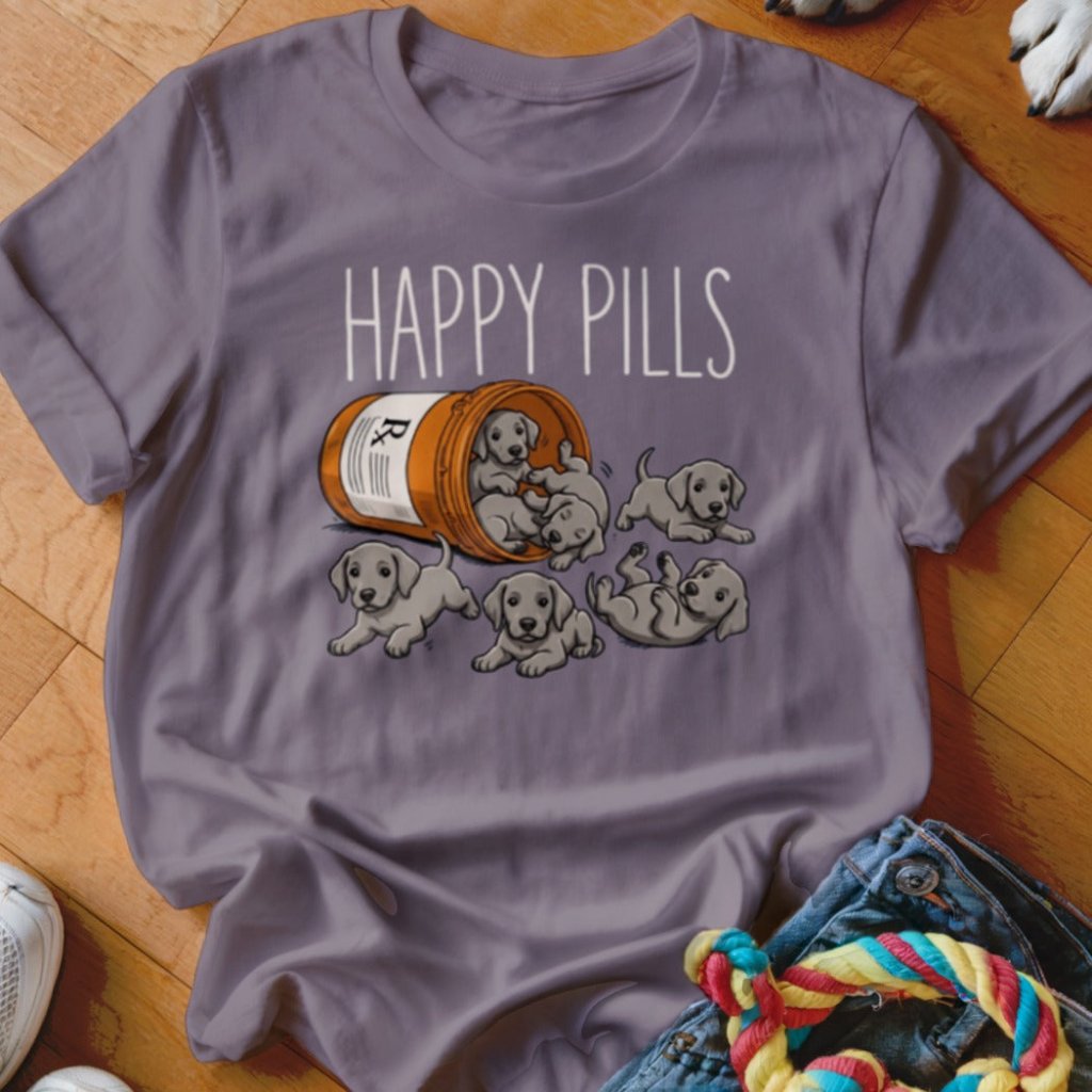 Happy Pills Weimaraner Shirt - The Pawsitive Initiative
