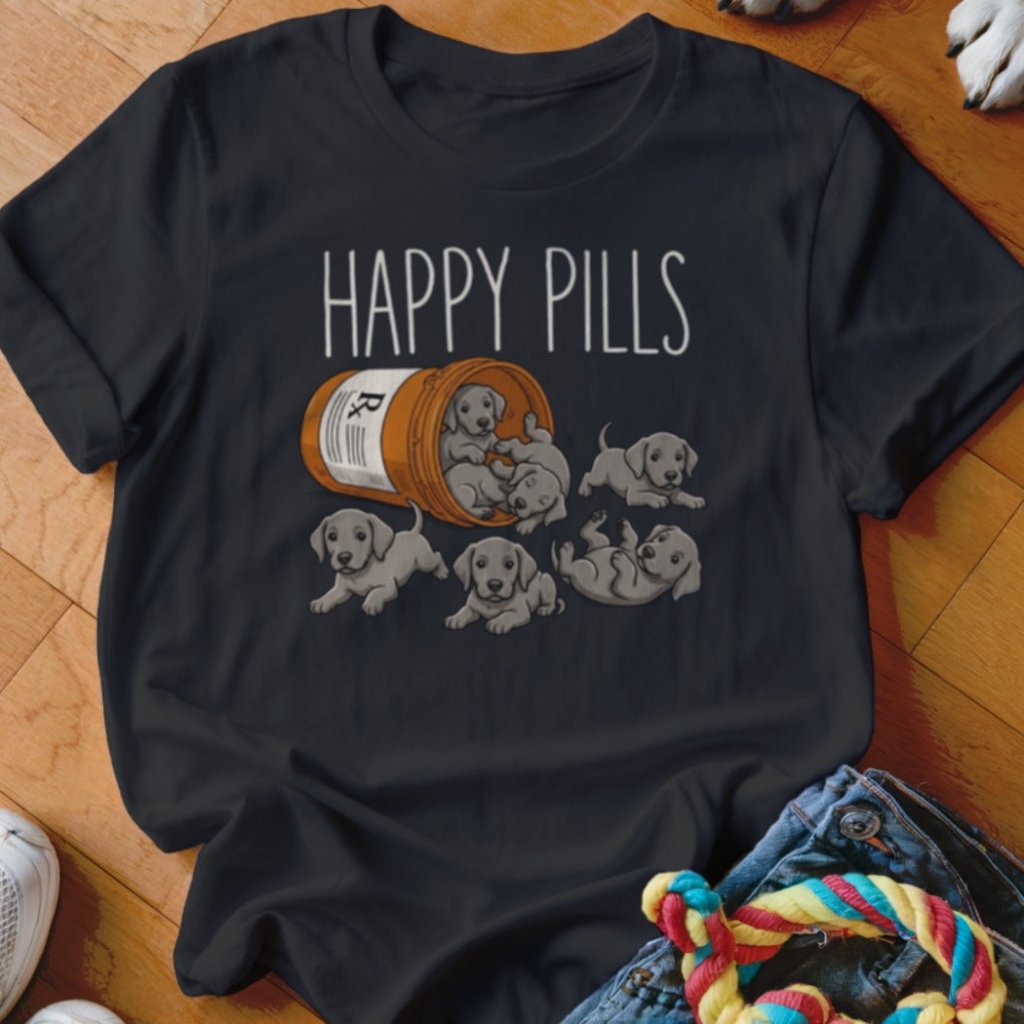 Happy Pills Weimaraner Shirt - The Pawsitive Initiative