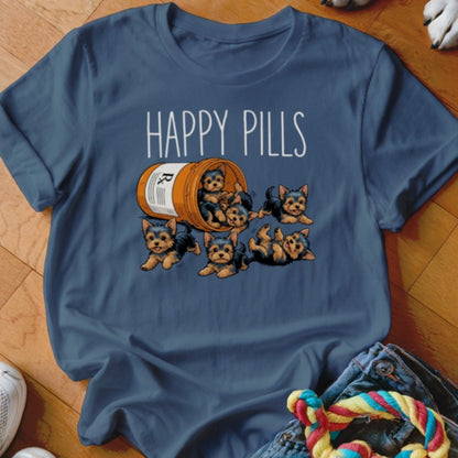 Happy Pills Yorkie Shirt - The Pawsitive Initiative