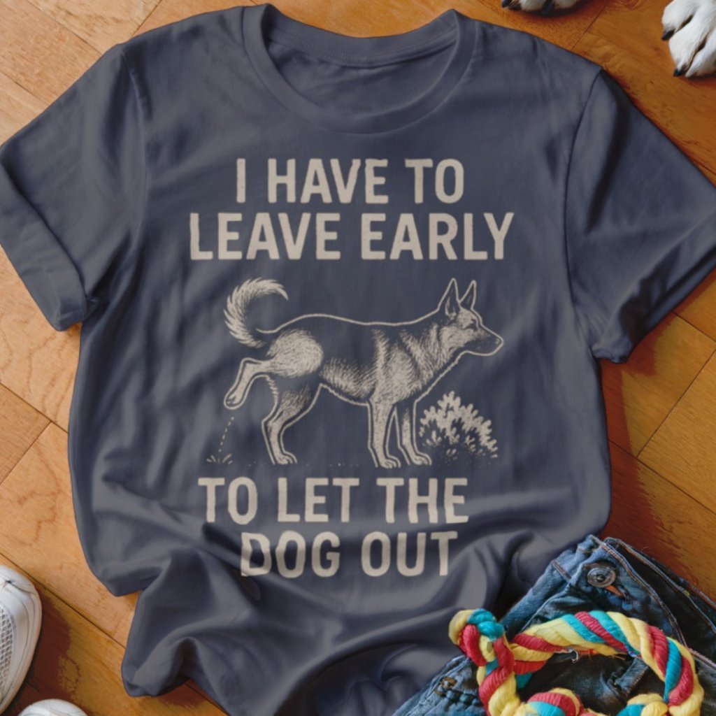Have To Leave Early Shirt - The Pawsitive Initiative