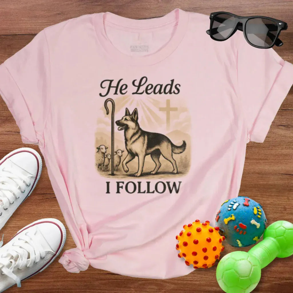 He Leads I Follow Shirt - The Pawsitive Initiative
