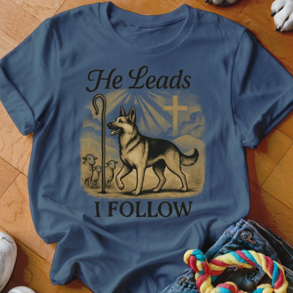 He Leads I Follow Shirt - The Pawsitive Initiative