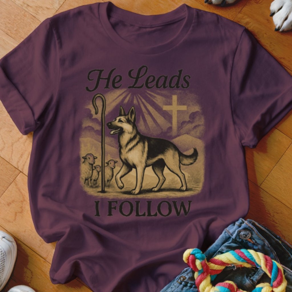 He Leads I Follow Shirt - The Pawsitive Initiative