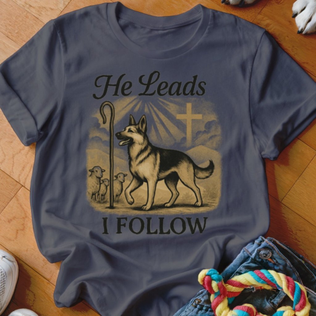 He Leads I Follow Shirt - The Pawsitive Initiative