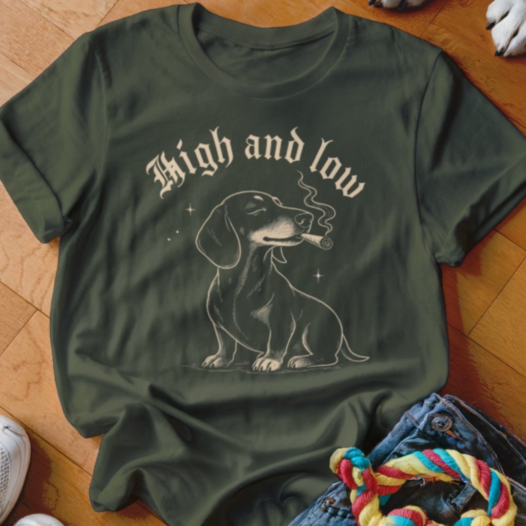 High And Low Shirt - The Pawsitive Initiative