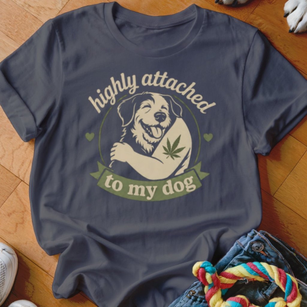Highly Attached to My Dog Shirt - The Pawsitive Initiative