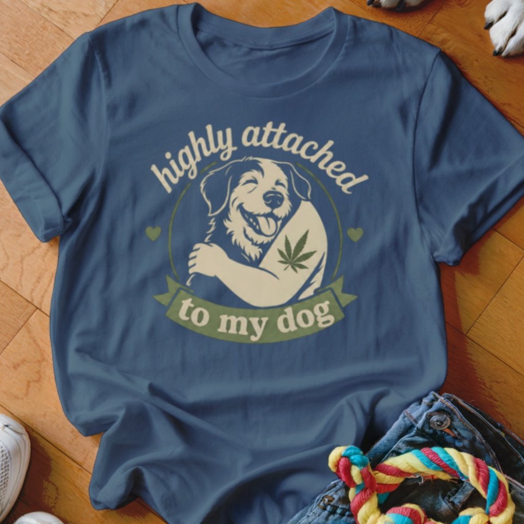 Highly Attached to My Dog Shirt - The Pawsitive Initiative