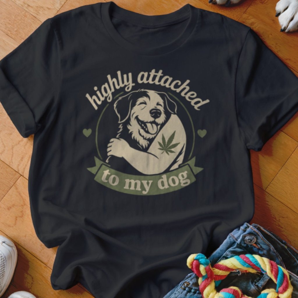 Highly Attached to My Dog Shirt - The Pawsitive Initiative