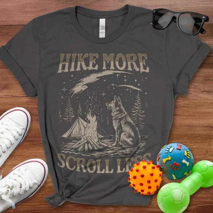 Hike More Scroll Less Shirt - The Pawsitive Initiative