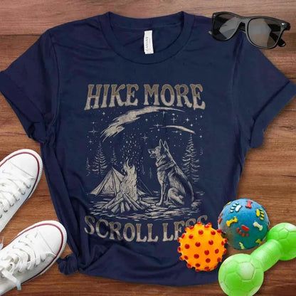 Hike More Scroll Less Shirt - The Pawsitive Initiative