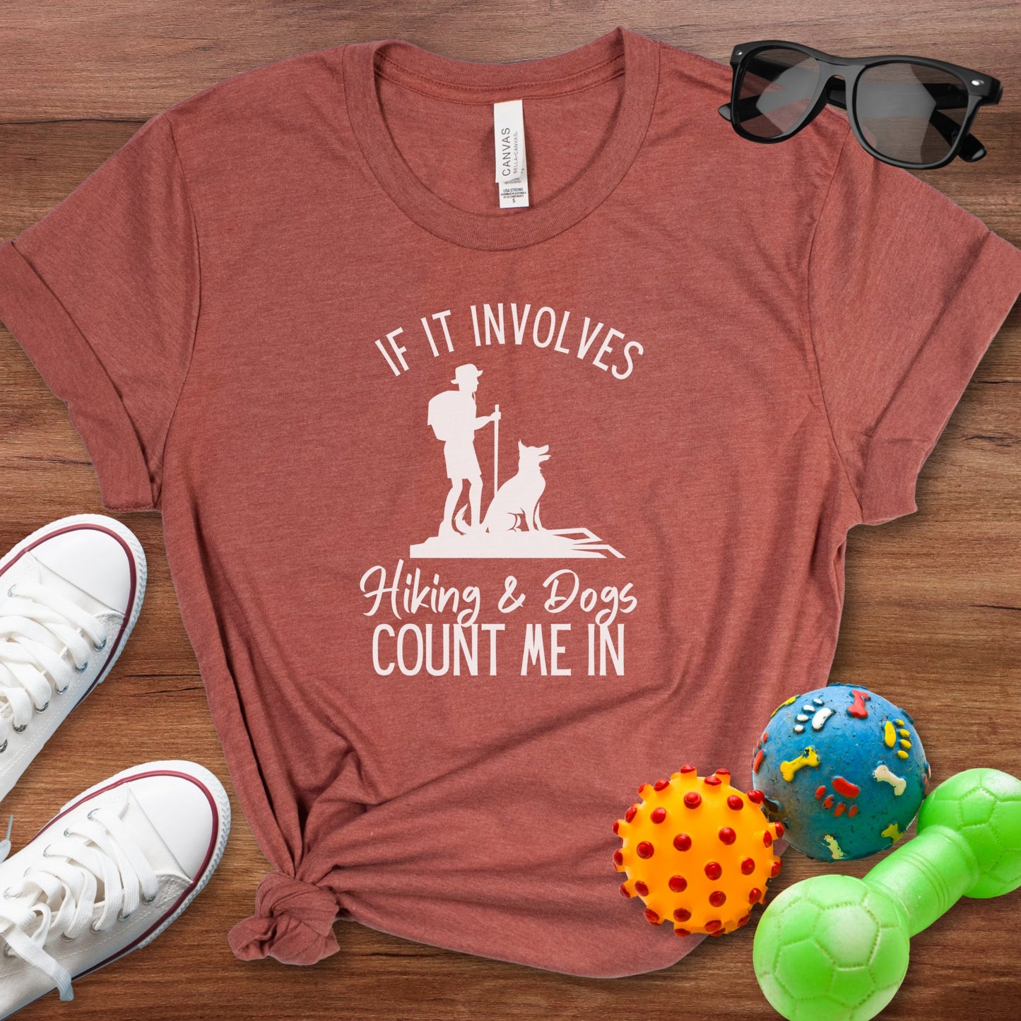 Hiking & Dogs Shirt - The Pawsitive Initiative