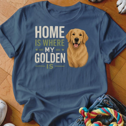 Home Is Where My Golden Is Shirt - The Pawsitive Initiative