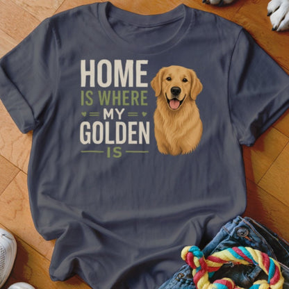 Home Is Where My Golden Is Shirt - The Pawsitive Initiative