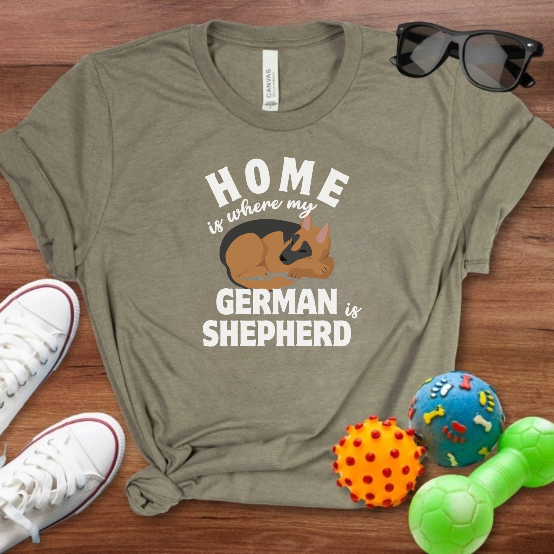 Home is Where My GSD Is Shirt - The Pawsitive Initiative