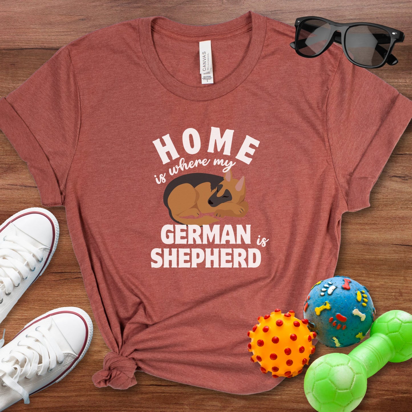 Home is Where My GSD Is Shirt - The Pawsitive Initiative