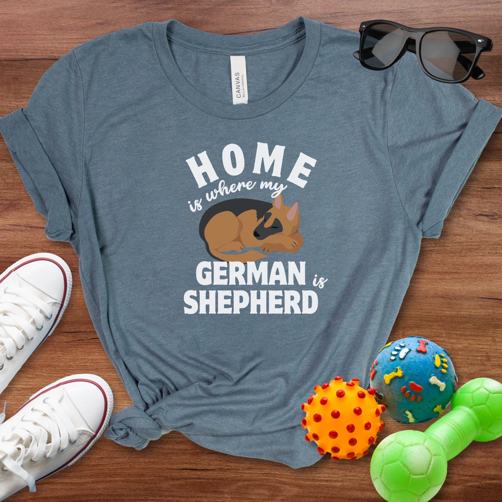 Home is Where My GSD Is Shirt - The Pawsitive Initiative