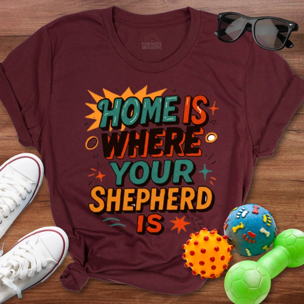 Home is Where Shepherd Is Shirt - The Pawsitive Initiative