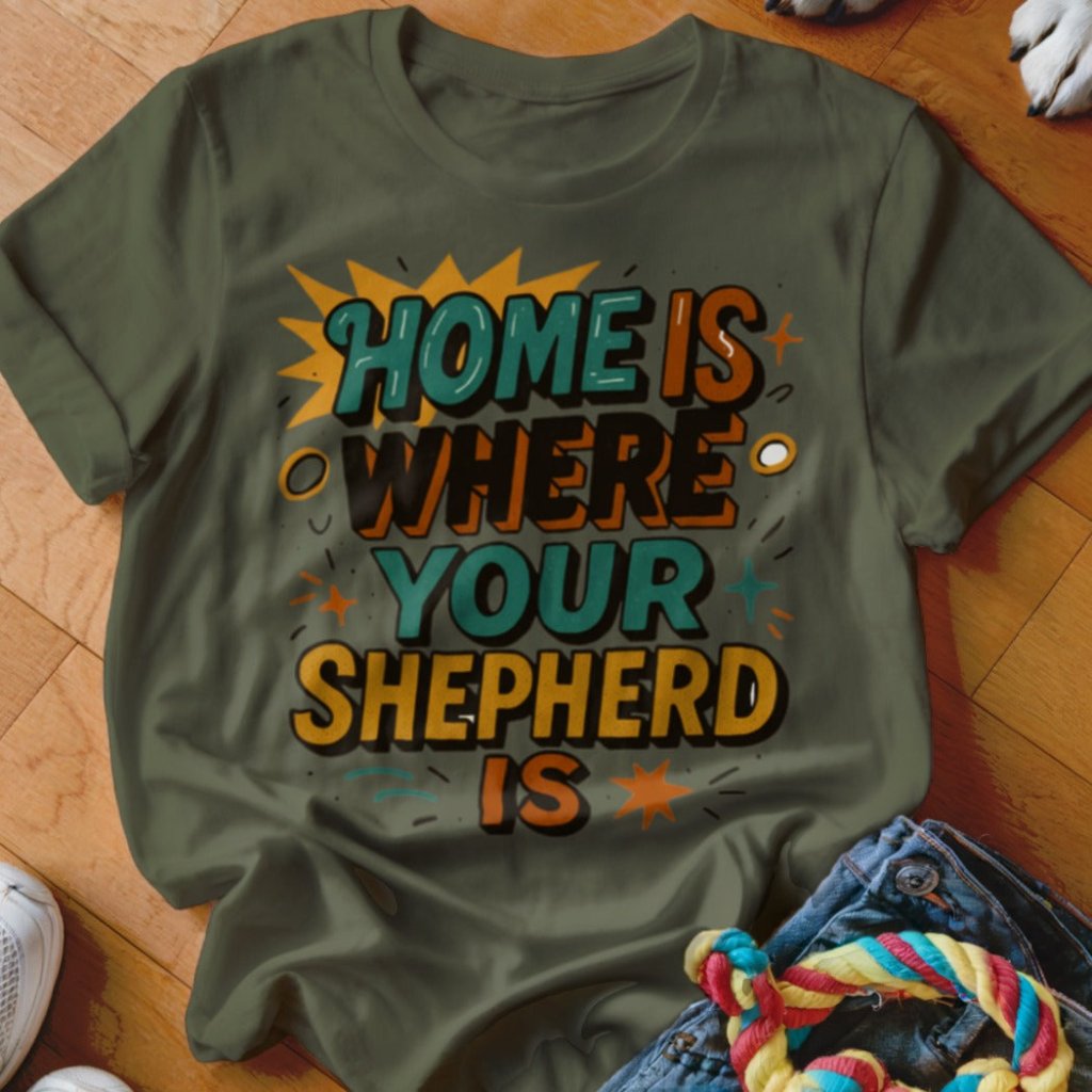 Home is Where Shepherd Is Shirt - The Pawsitive Initiative