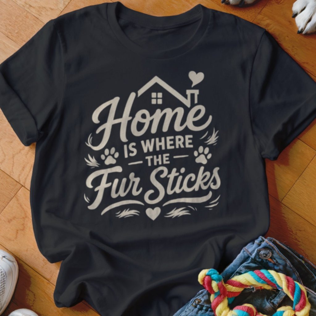 Home Is Where The Fur Sticks Shirt - The Pawsitive Initiative