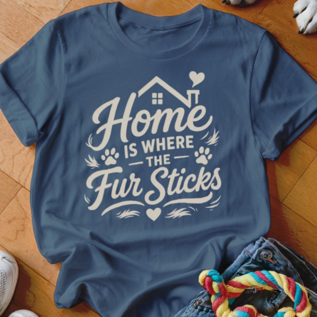 Home Is Where The Fur Sticks Shirt - The Pawsitive Initiative