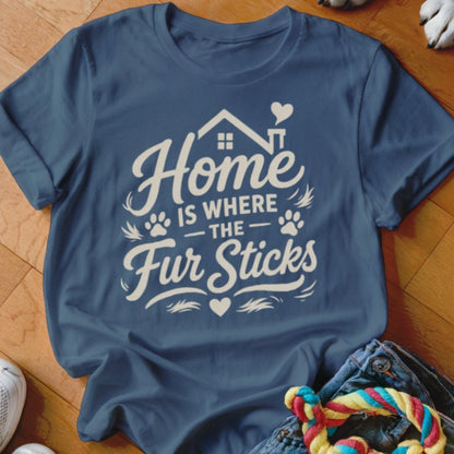 Home Is Where The Fur Sticks Shirt - The Pawsitive Initiative