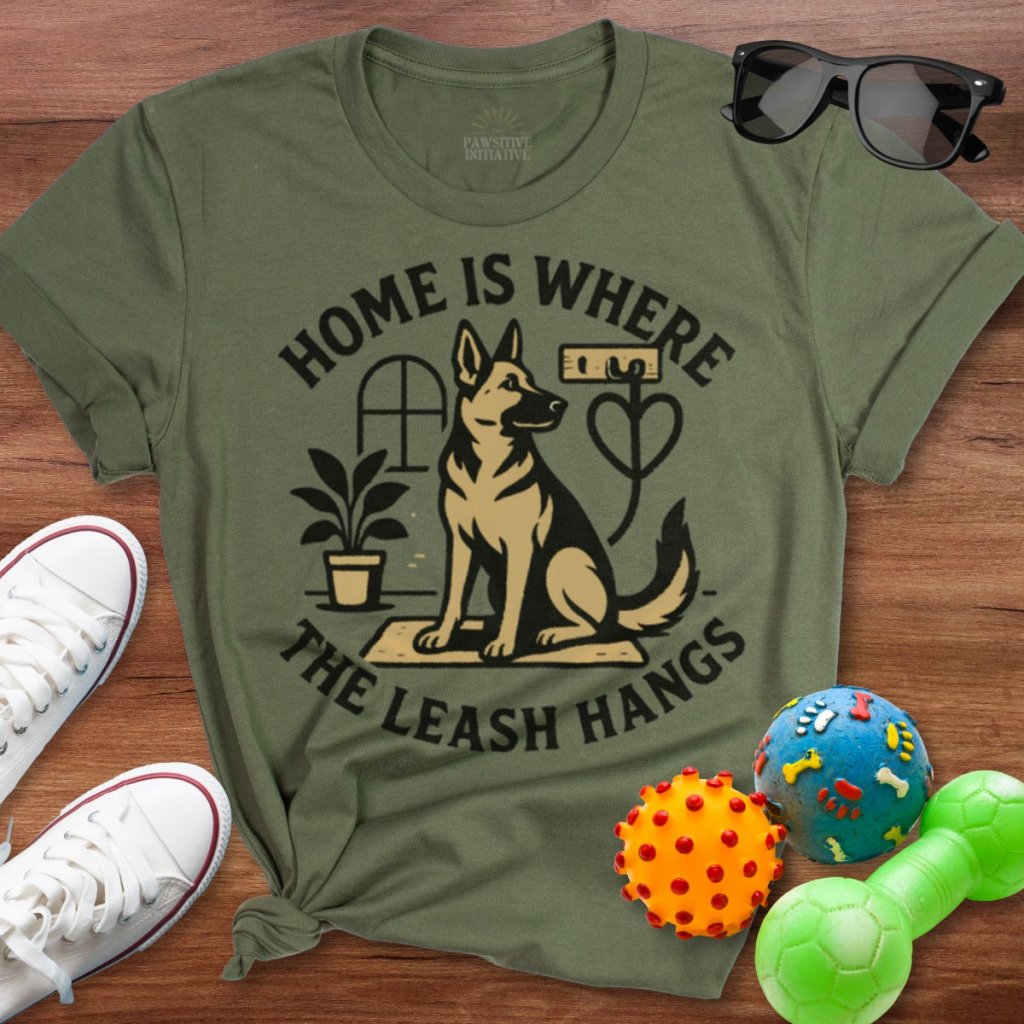 Home is Where the Leash Hangs Shirt - The Pawsitive Initiative