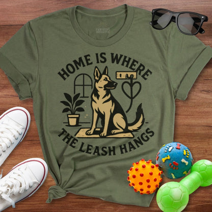 Home is Where the Leash Hangs Shirt - The Pawsitive Initiative
