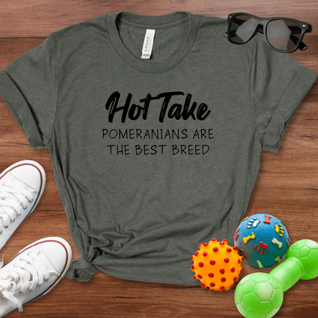 Hot Take Pomeranians Shirt - The Pawsitive Initiative