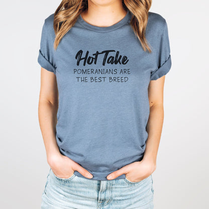 Hot Take Pomeranians Shirt - The Pawsitive Initiative