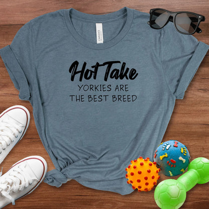 Hot Take Yorkies Shirt - The Pawsitive Initiative