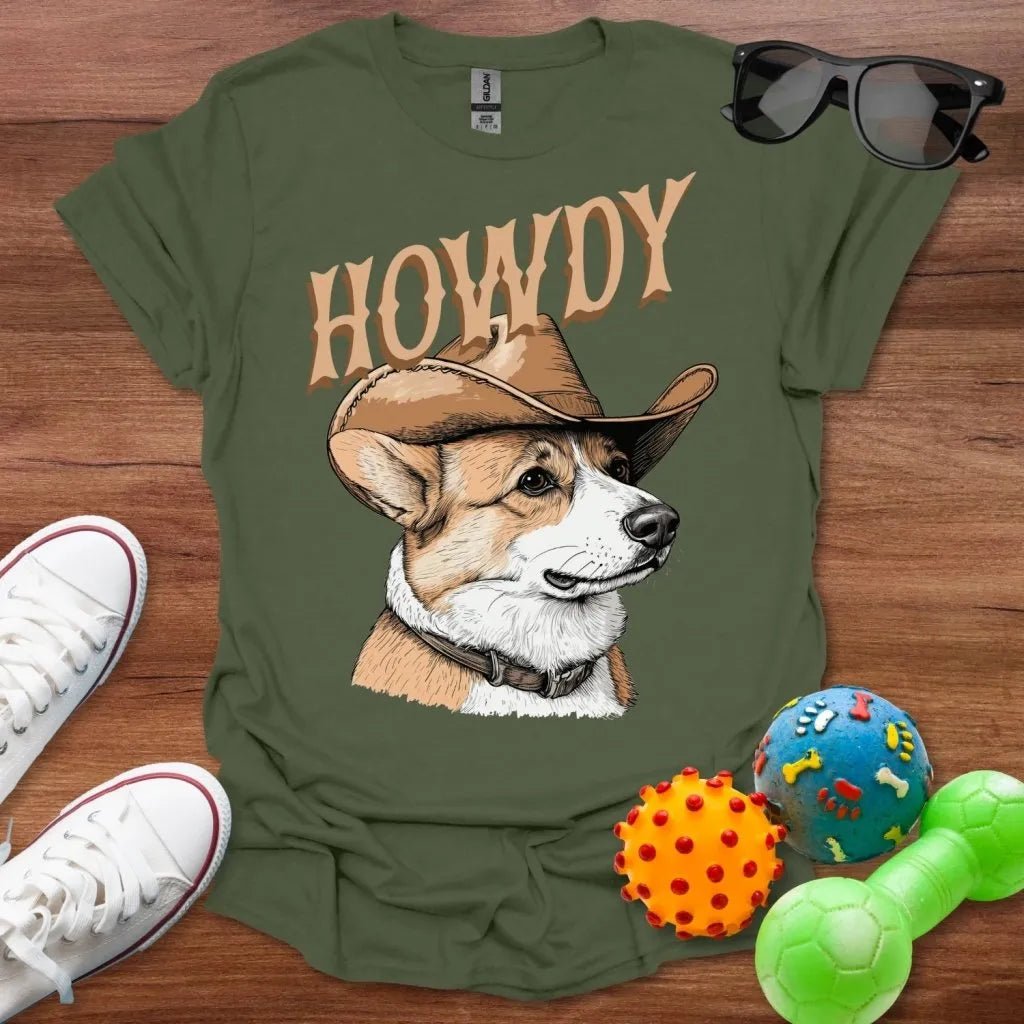 Howdy Corgi Shirt - The Pawsitive Initiative