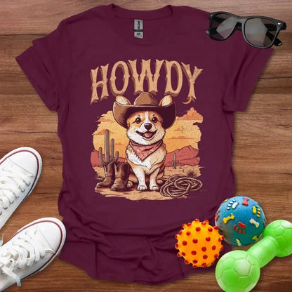 Howdy Corgi Western Shirt - The Pawsitive Initiative