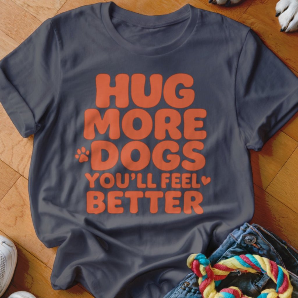 Hug More Dogs Shirt - The Pawsitive Initiative