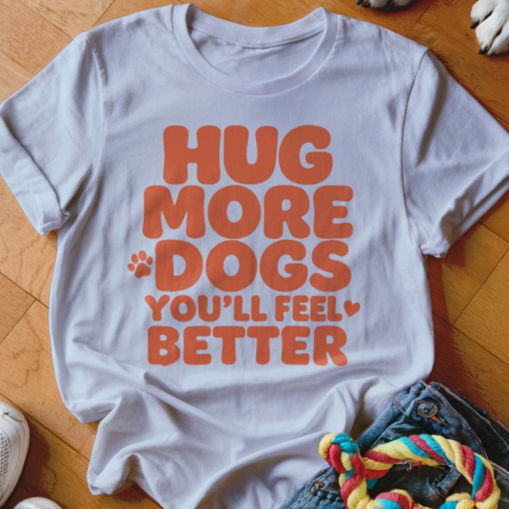 Hug More Dogs Shirt - The Pawsitive Initiative