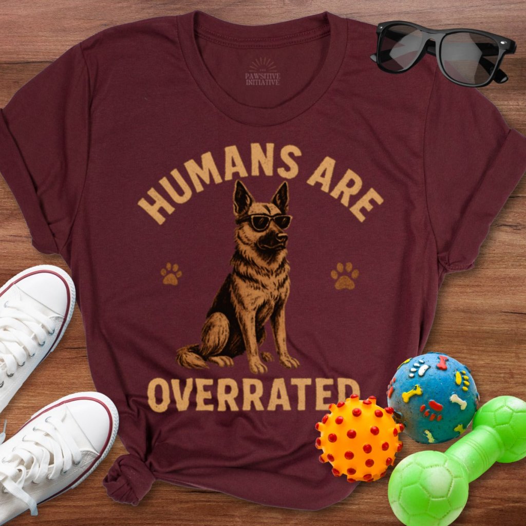 Humans are Overrated Shirt - The Pawsitive Initiative