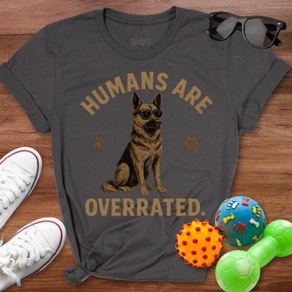 Humans are Overrated Shirt - The Pawsitive Initiative