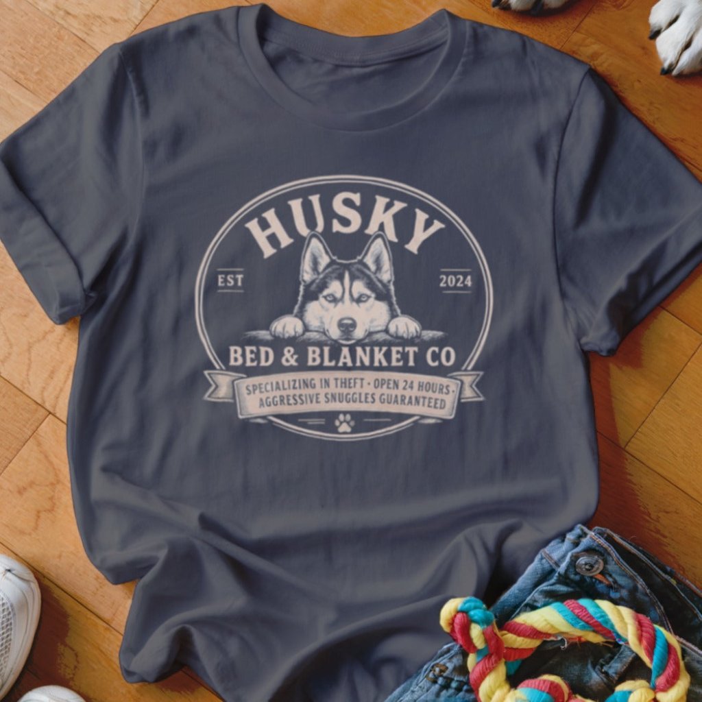 Husky Bed & Blanket Co Shirt - The Pawsitive Initiative