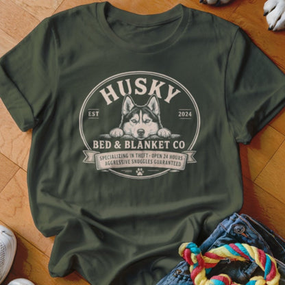 Husky Bed & Blanket Co Shirt - The Pawsitive Initiative