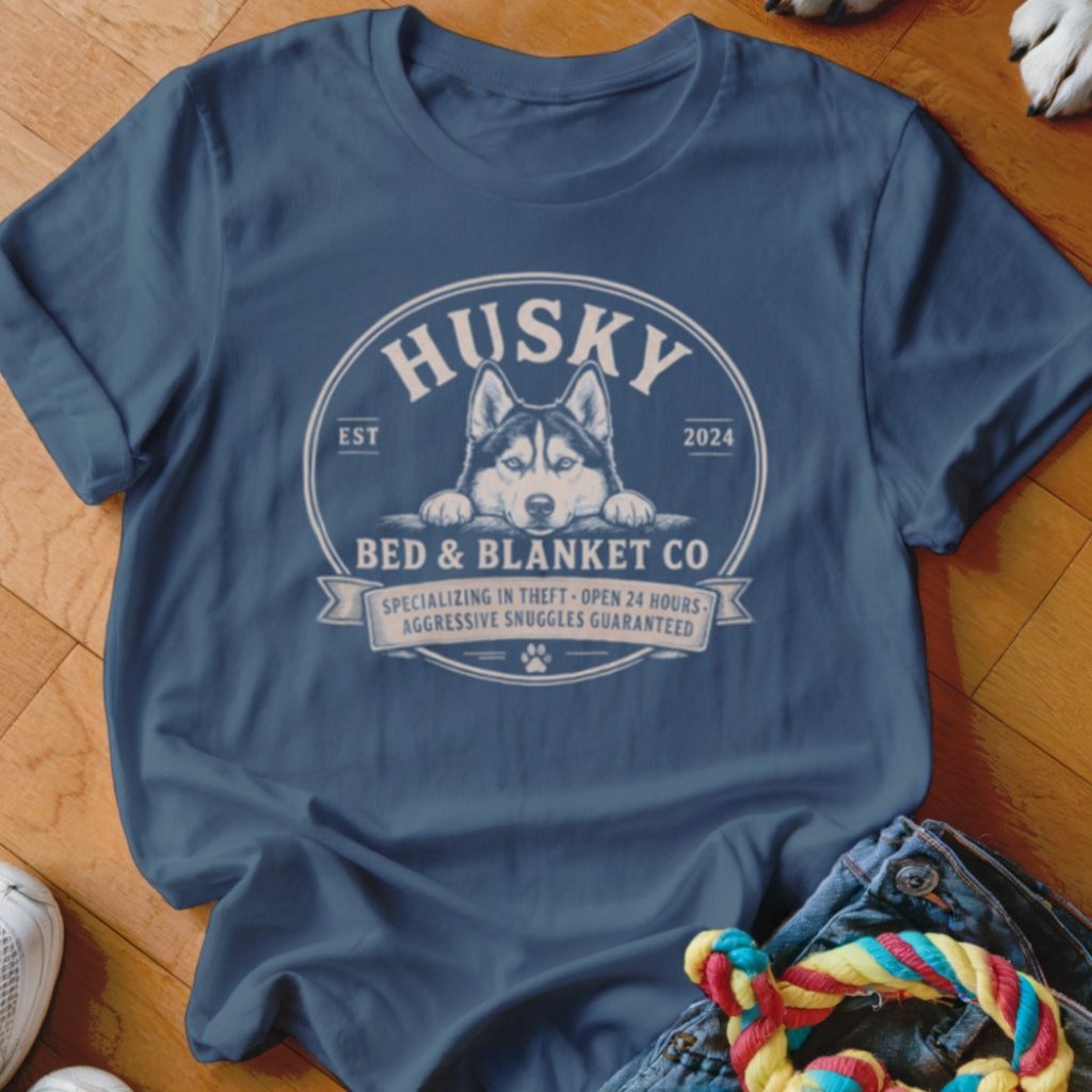 Husky Bed & Blanket Co Shirt - The Pawsitive Initiative