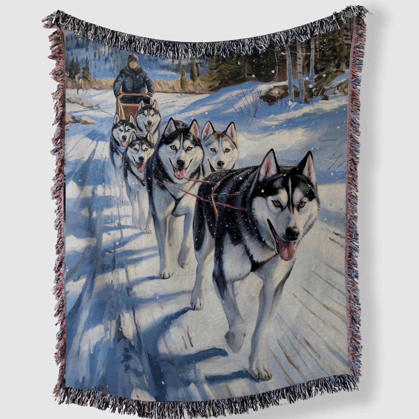 Husky Sled Team Blanket - The Pawsitive Initiative